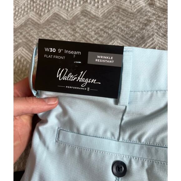 Walter Hagen Men's Performance 11 PureFlex 9" Golf Short in Soft Blue, Waist 30 - Picture 6 of 10